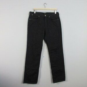 Tommy Bahama Authentic Men's Straight Leg Jeans Size 34 Black Denim Casual 594